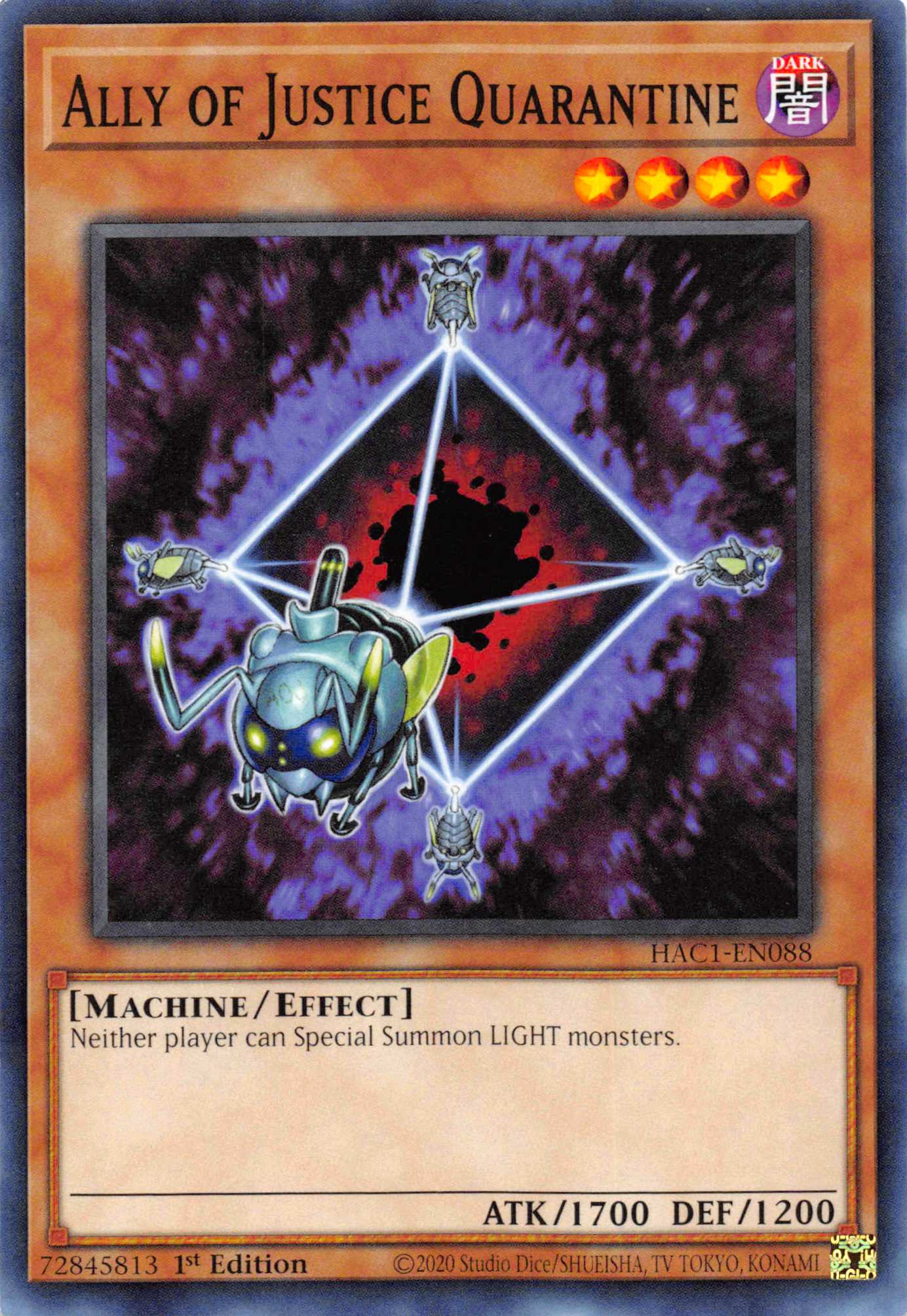 Ally of Justice Quarantine [HAC1-EN088] Common | Good Games Morley
