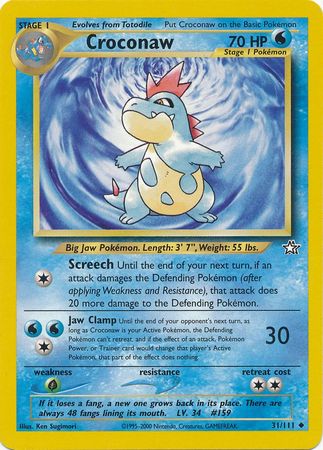 Croconaw (31/111) [Neo Genesis Unlimited] | Good Games Morley