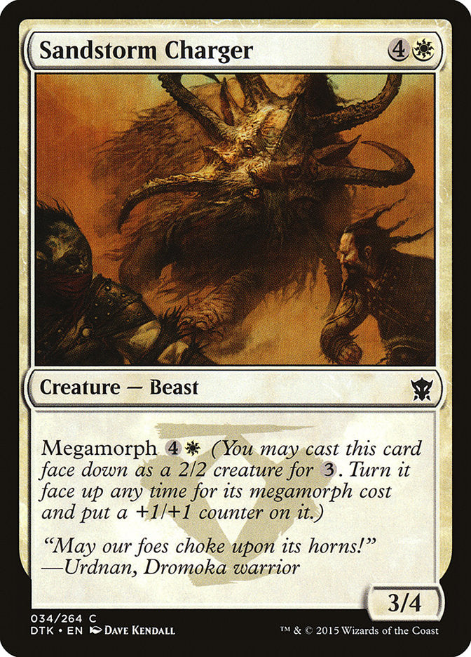 Sandstorm Charger [Dragons of Tarkir] | Good Games Morley