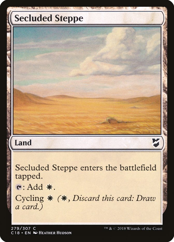 Secluded Steppe [Commander 2018] | Good Games Morley
