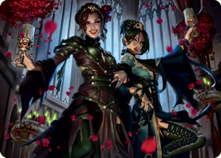 Falkenrath Celebrants 2 Art Card [Innistrad: Crimson Vow Art Series] | Good Games Morley