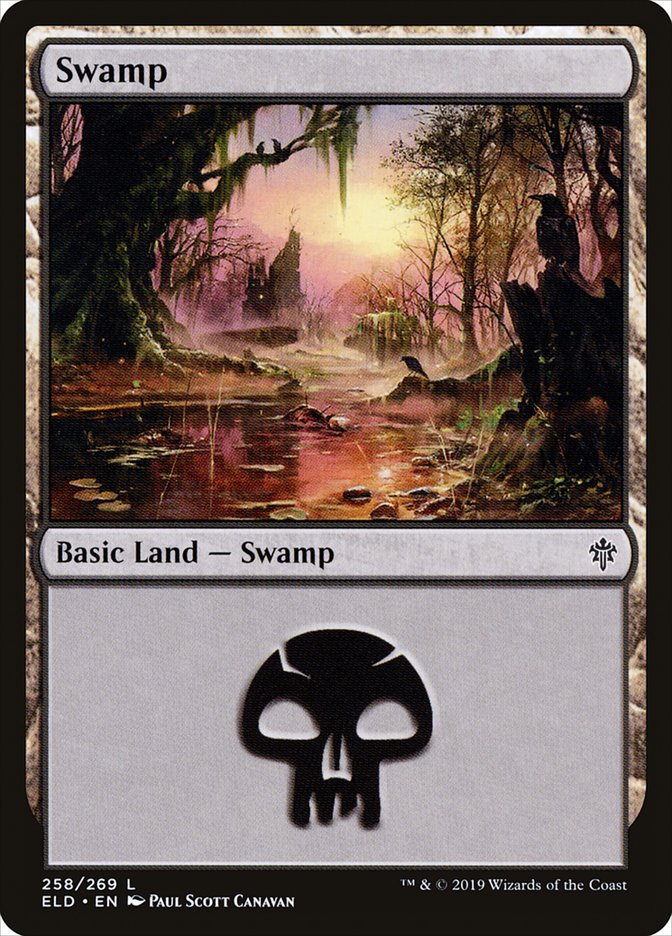 Swamp (258) [Throne of Eldraine] | Good Games Morley