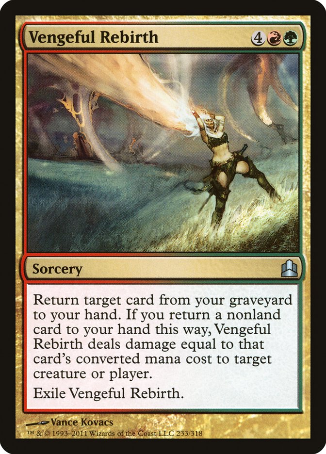 Vengeful Rebirth [Commander 2011] | Good Games Morley