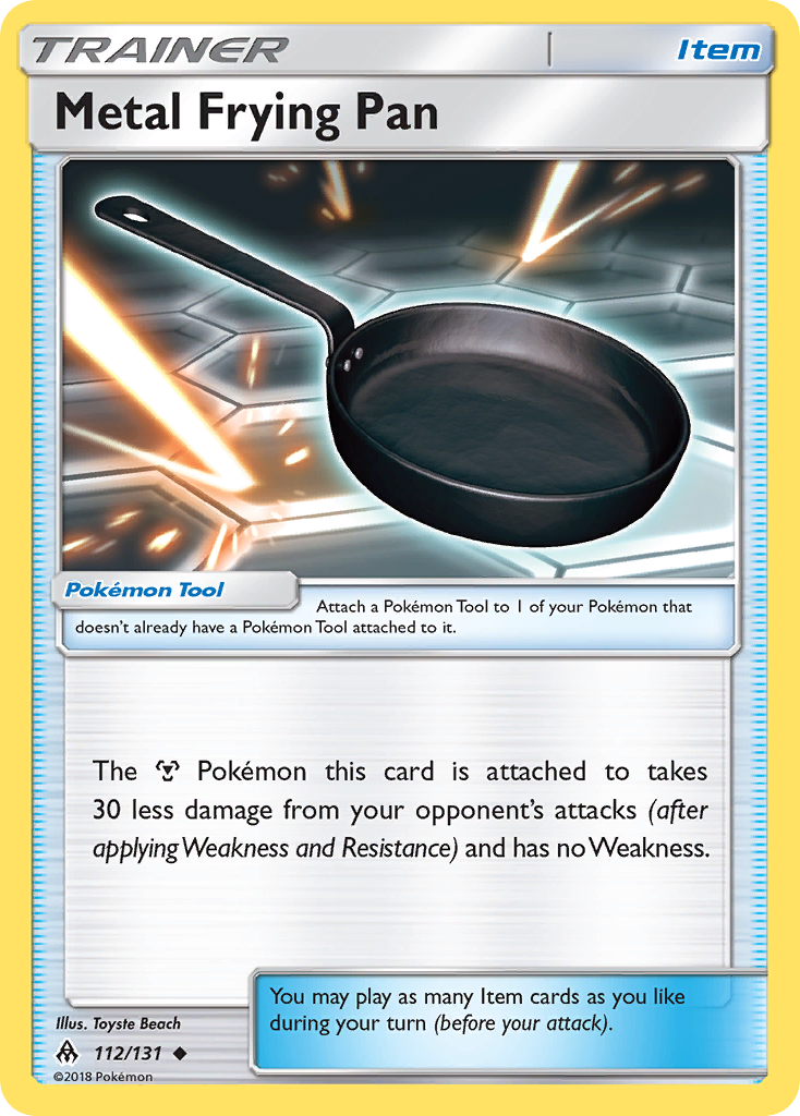 Metal Frying Pan (112/131) [Sun & Moon: Forbidden Light] | Good Games Morley