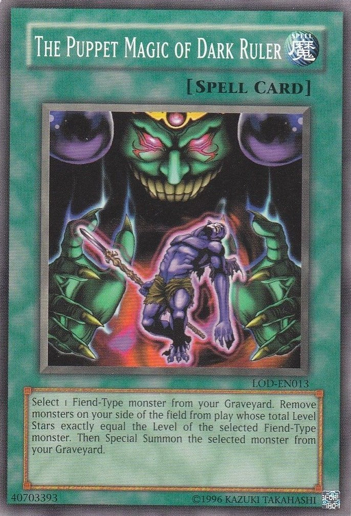 The Puppet Magic of Dark Ruler [LOD-EN013] Common | Good Games Morley