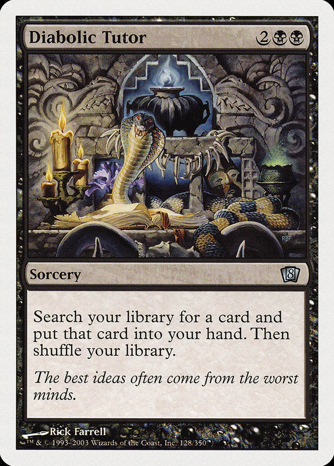 Diabolic Tutor [Eighth Edition] | Good Games Morley