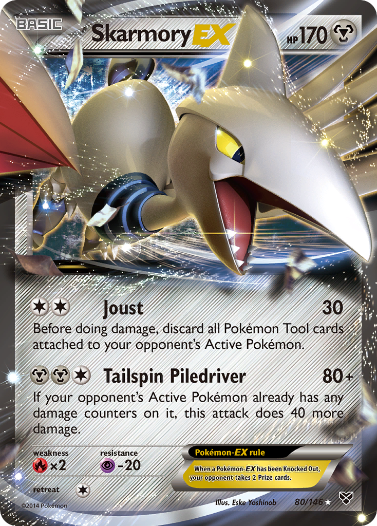 Skarmory EX (80/146) [XY: Base Set] | Good Games Morley