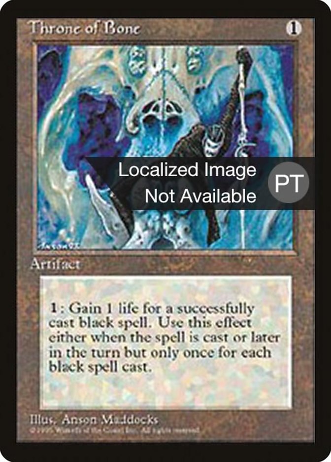 Throne of Bone [Fourth Edition (Foreign Black Border)] | Good Games Morley