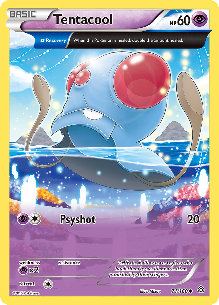 Tentacool (71/160) [XY: Primal Clash] | Good Games Morley