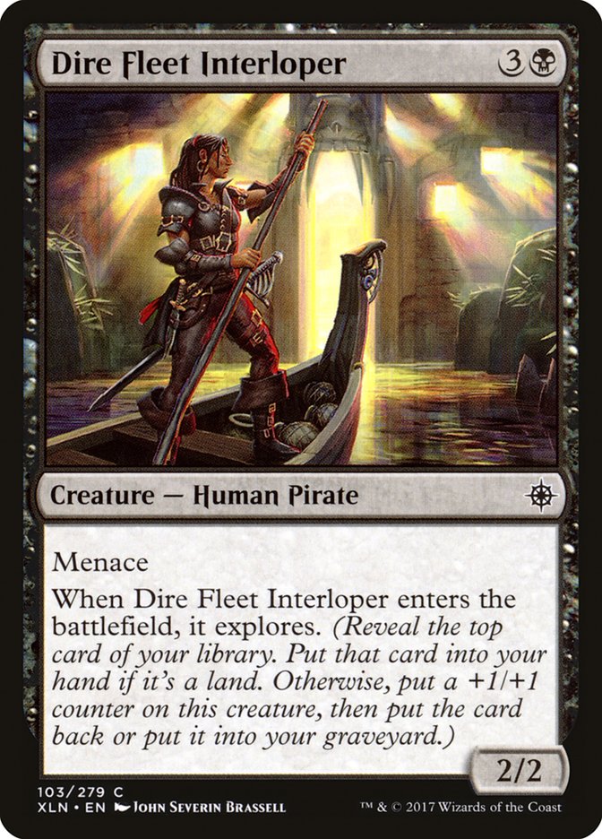 Dire Fleet Interloper [Ixalan] | Good Games Morley