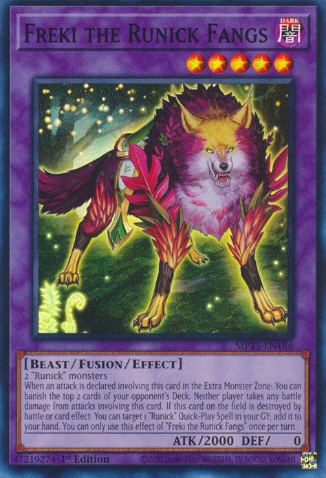 Freki the Runick Fangs [MP23-EN186] Super Rare | Good Games Morley