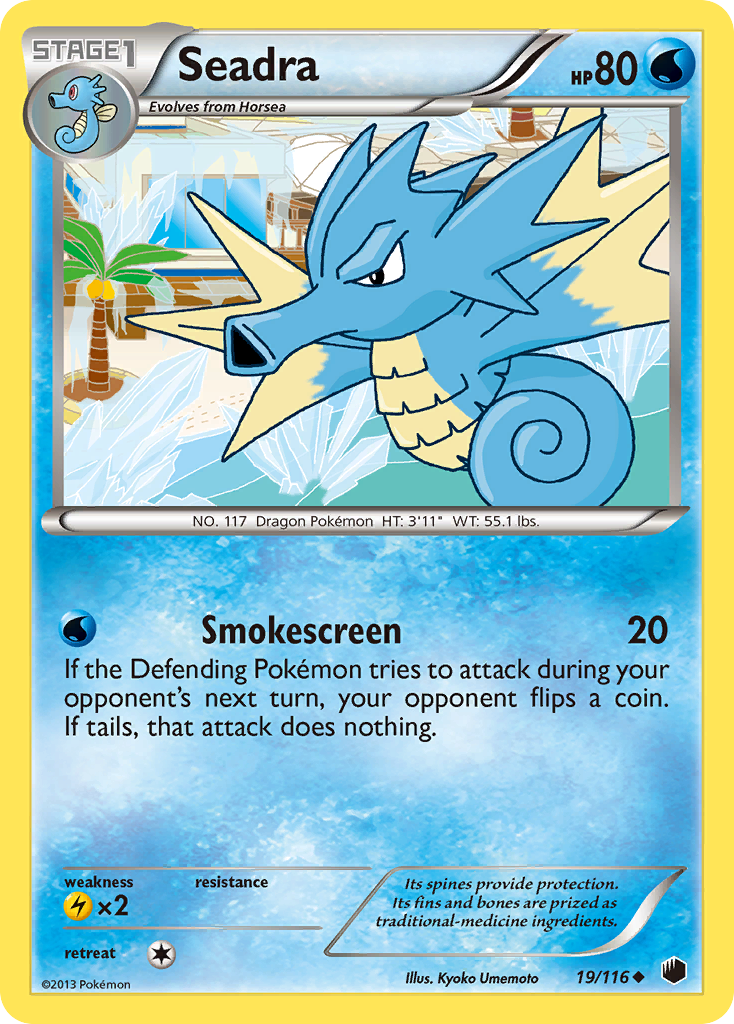 Seadra (19/116) [Black & White: Plasma Freeze] | Good Games Morley