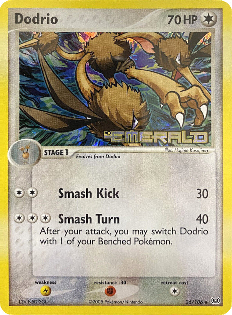 Dodrio (26/106) (Stamped) [EX: Emerald] | Good Games Morley