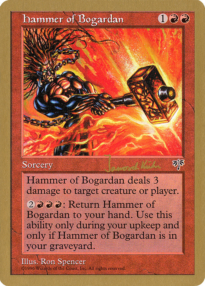 Hammer of Bogardan (Janosch Kuhn) [World Championship Decks 1997] | Good Games Morley