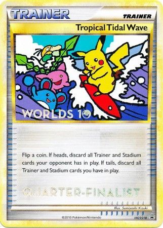 Tropical Tidal Wave (HGSS18) (Quarter Finalist) [HeartGold & SoulSilver: Black Star Promos] | Good Games Morley