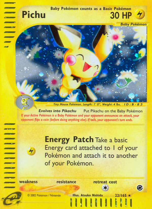 Pichu (22/165) [Expedition: Base Set] | Good Games Morley