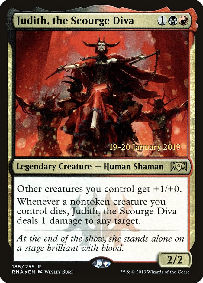 Judith, the Scourge Diva [Ravnica Allegiance Prerelease Promos] | Good Games Morley