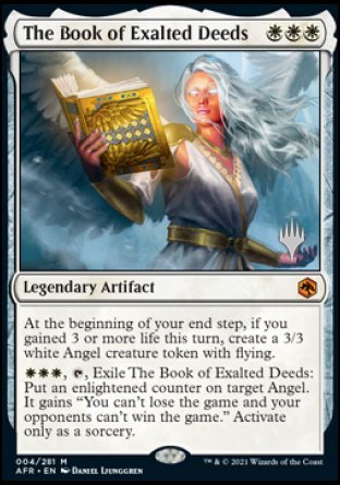 The Book of Exalted Deeds (Promo Pack) [Dungeons & Dragons: Adventures in the Forgotten Realms Promos] | Good Games Morley