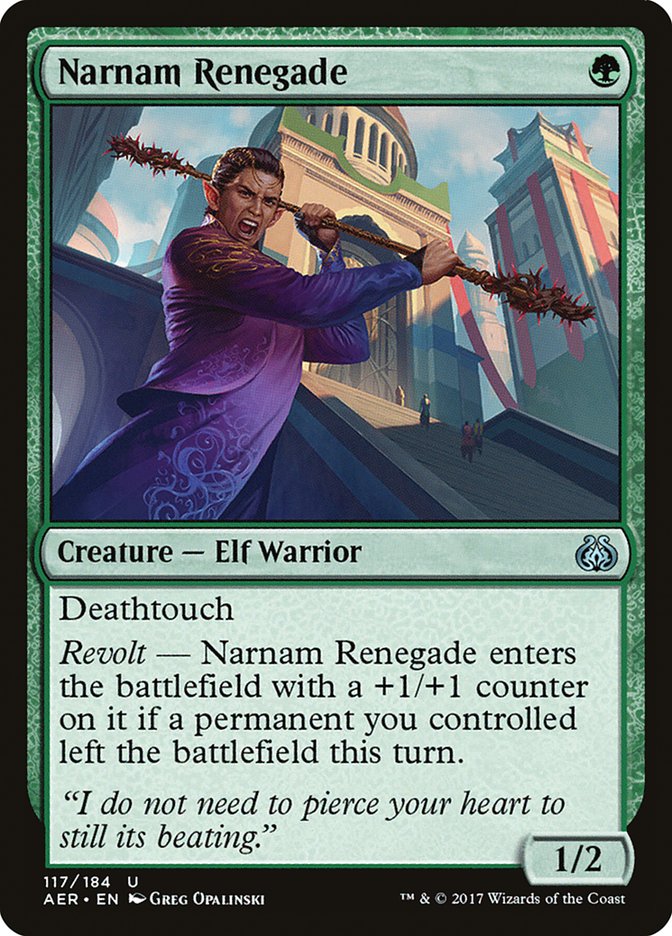 Narnam Renegade [Aether Revolt] | Good Games Morley