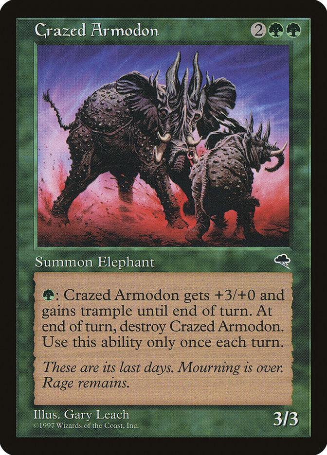 Crazed Armodon [Tempest] | Good Games Morley