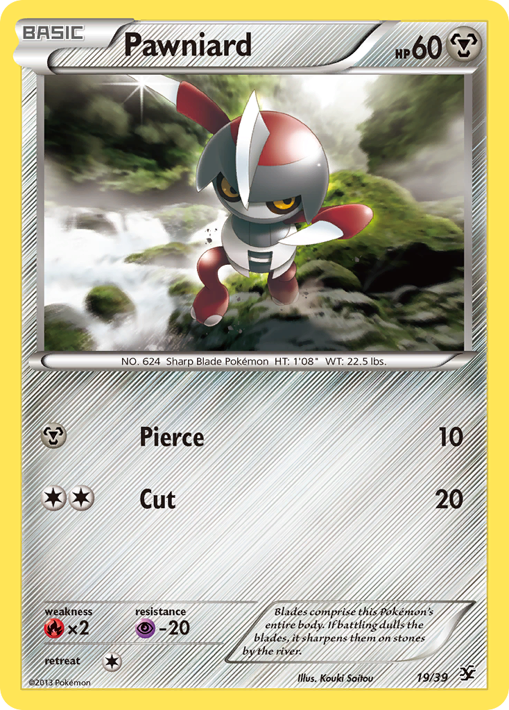 Pawniard (19/39) [XY: Kalos Starter Set] | Good Games Morley