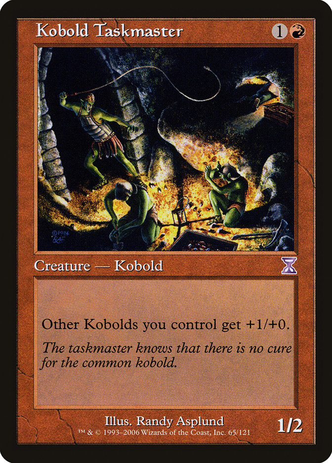 Kobold Taskmaster [Time Spiral Timeshifted] | Good Games Morley