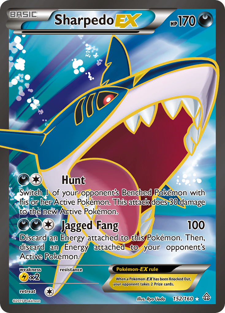 Sharpedo EX (152/160) [XY: Primal Clash] | Good Games Morley