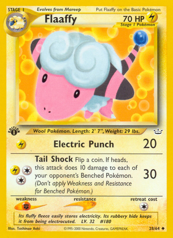 Flaaffy (28/64) [Neo Revelation 1st Edition] | Good Games Morley