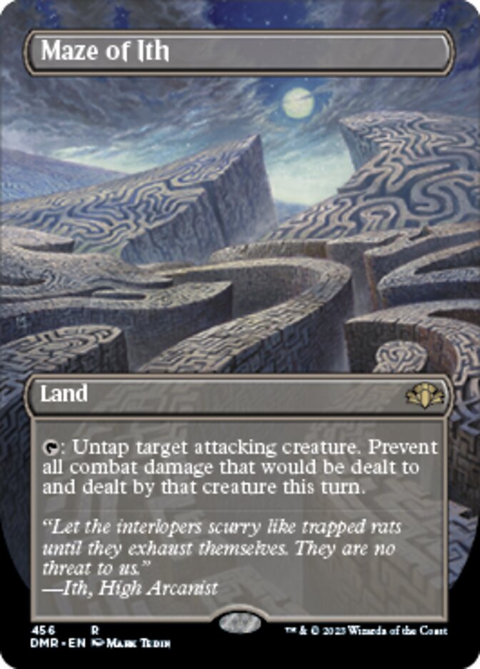 Maze of Ith (Borderless Alternate Art) [Dominaria Remastered] | Good Games Morley