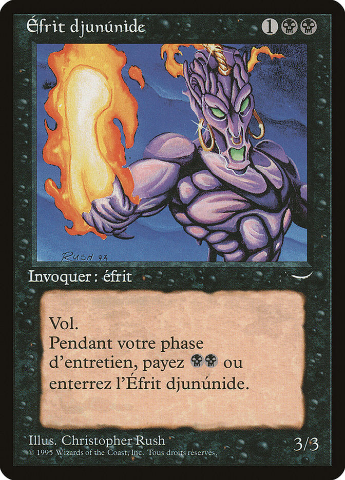 Junun Efreet (French)- "Efrit djununide" [Renaissance] | Good Games Morley