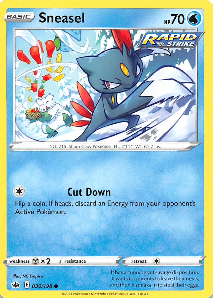 Sneasel (030/198) [Sword & Shield: Chilling Reign] | Good Games Morley