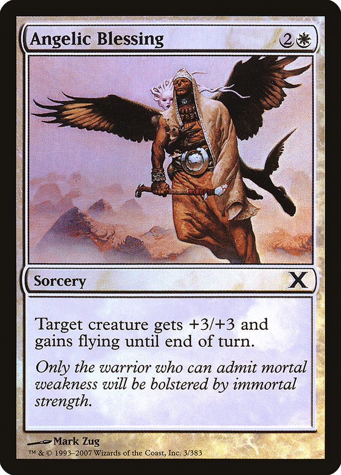 Angelic Blessing (Premium Foil) [Tenth Edition] | Good Games Morley