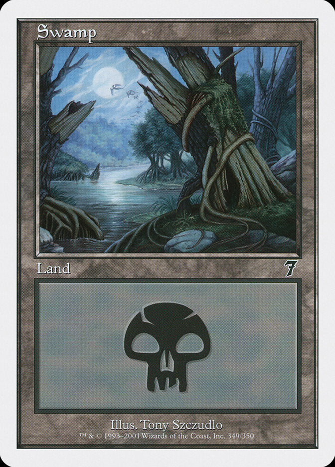 Swamp (349) [Seventh Edition] | Good Games Morley