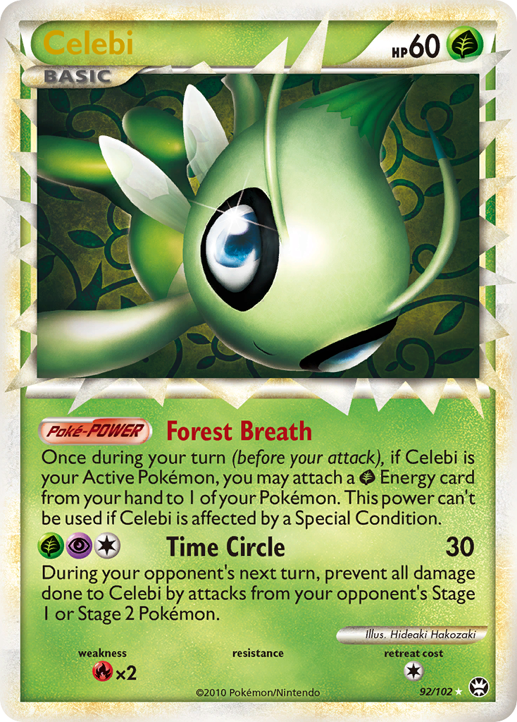 Celebi (92/102) [HeartGold & SoulSilver: Triumphant] | Good Games Morley