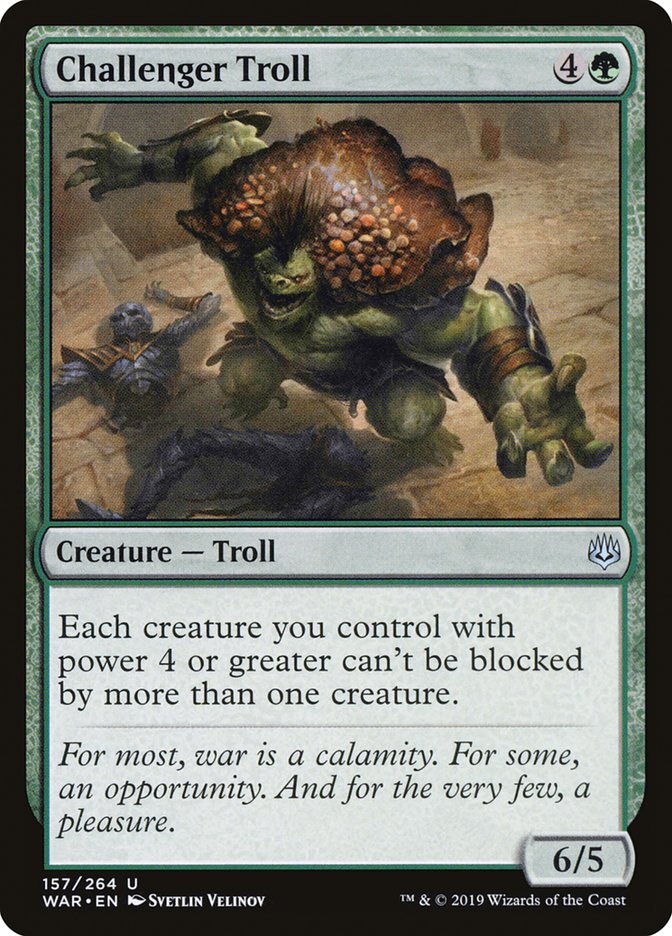 Challenger Troll [War of the Spark] | Good Games Morley