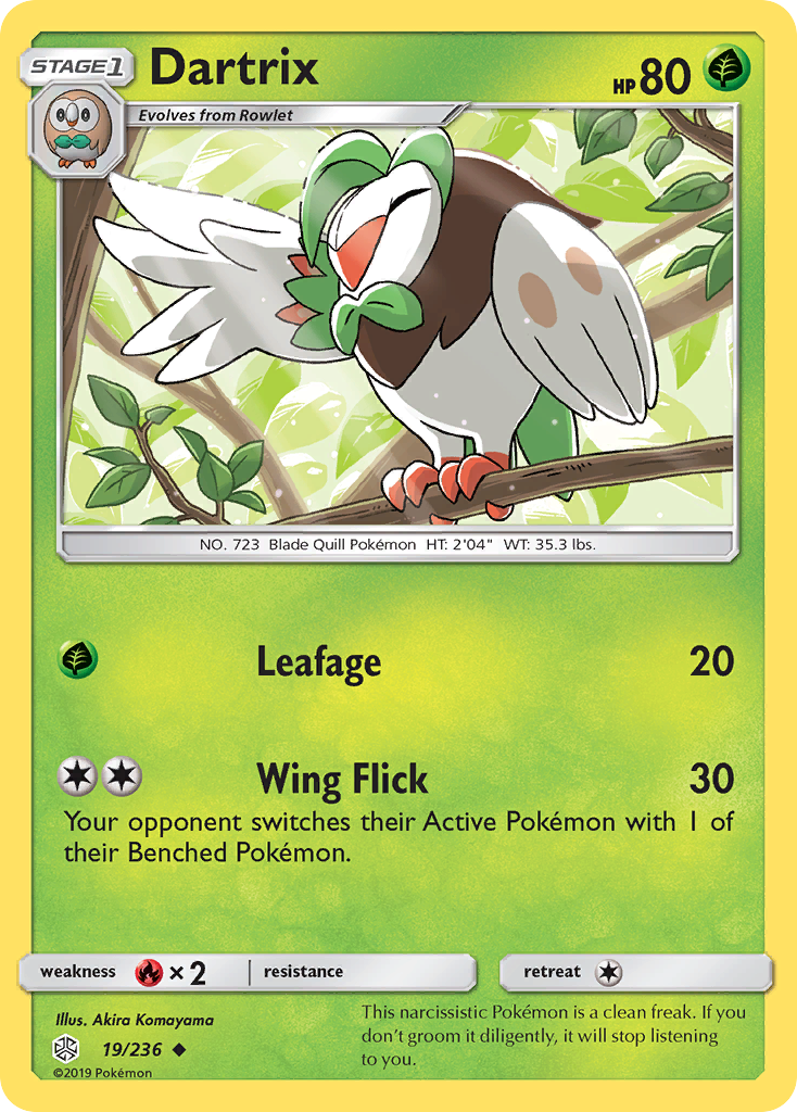 Dartrix (19/236) [Sun & Moon: Cosmic Eclipse] | Good Games Morley