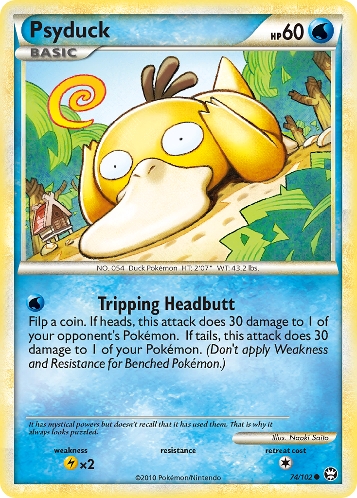Psyduck (74/102) [HeartGold & SoulSilver: Triumphant] | Good Games Morley