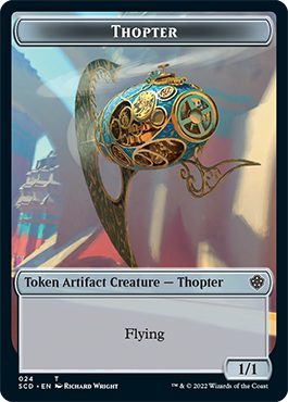 Elephant // Thopter Double-Sided Token [Starter Commander Decks] | Good Games Morley
