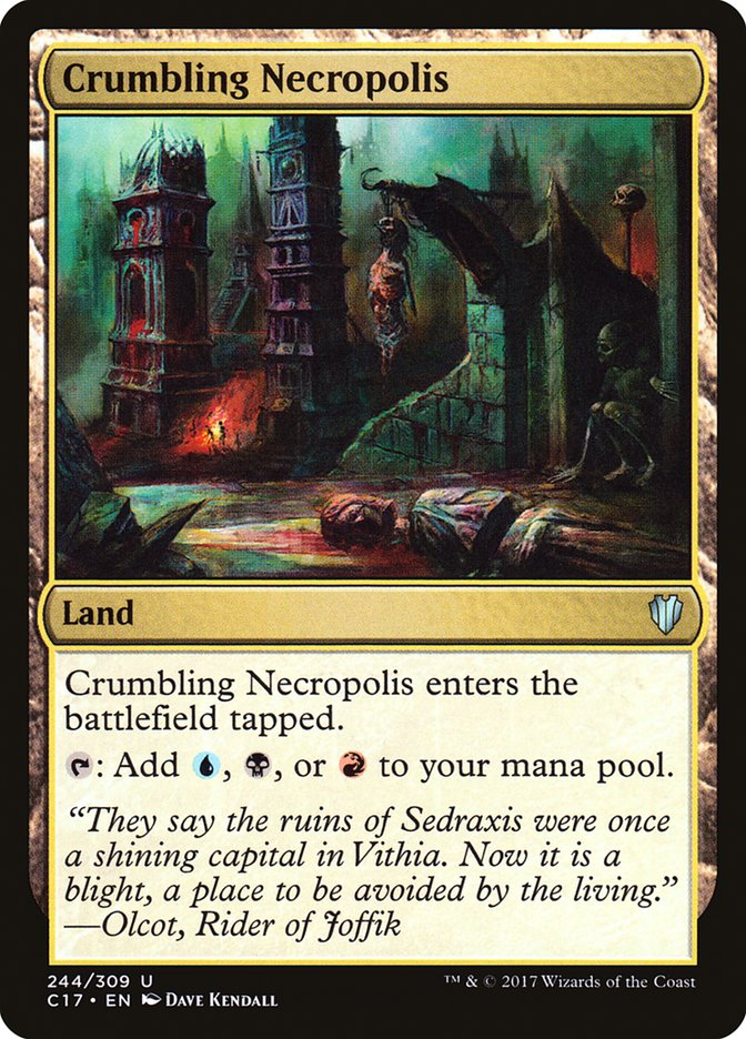 Crumbling Necropolis [Commander 2017] | Good Games Morley