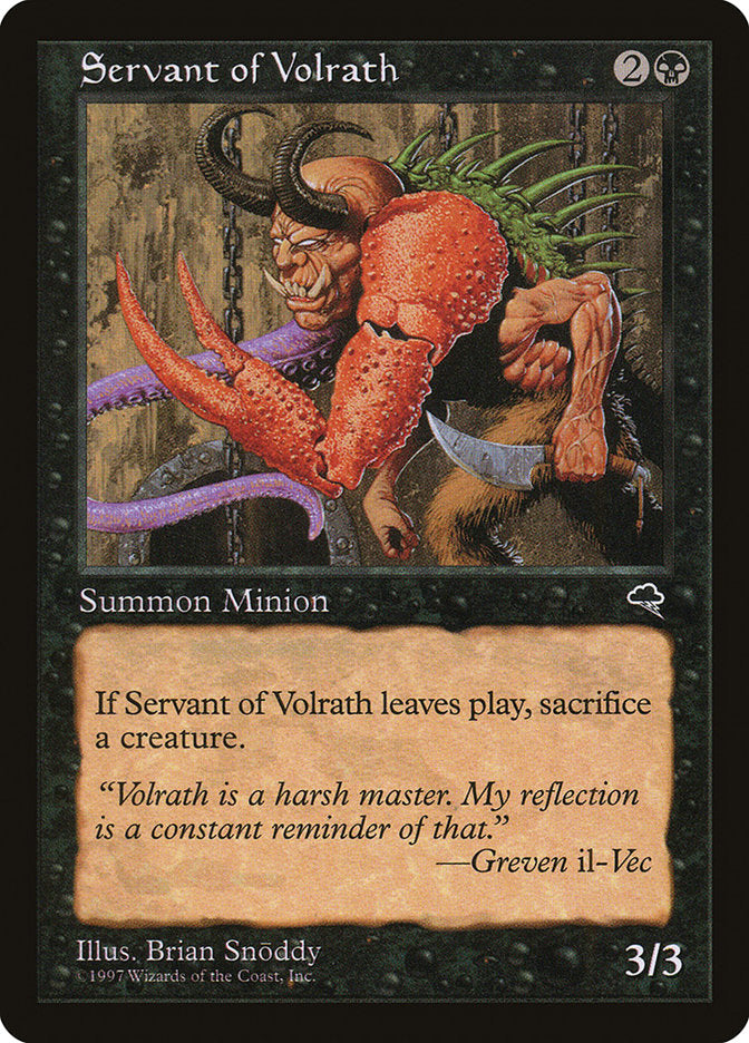 Servant of Volrath [Tempest] | Good Games Morley