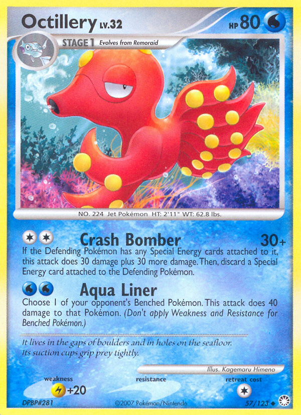 Octillery (57/123) [Diamond & Pearl: Mysterious Treasures] | Good Games Morley