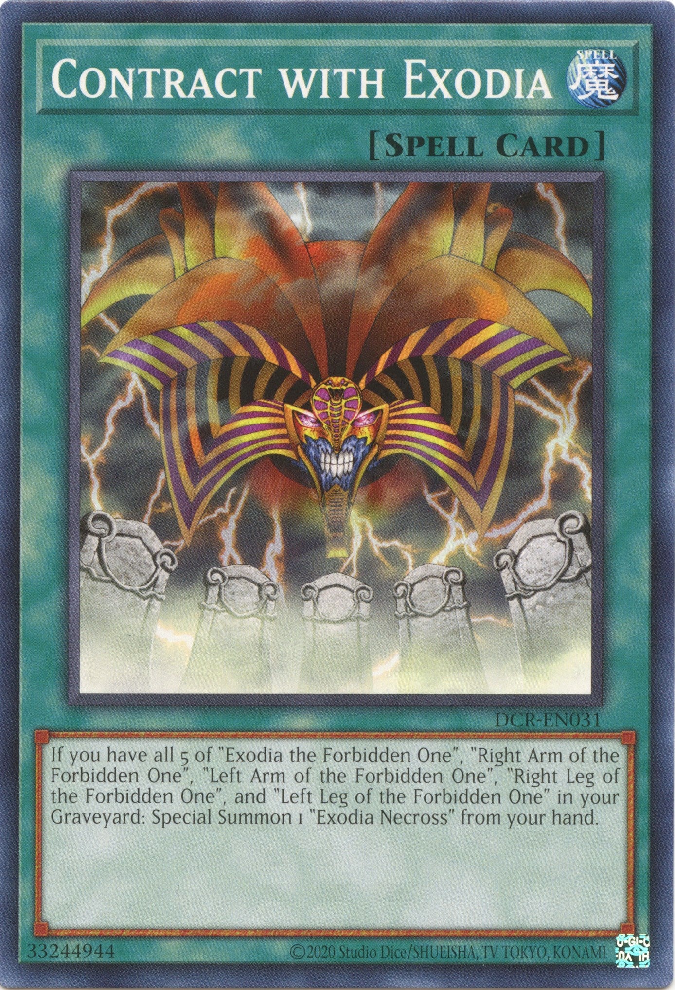Contract with Exodia (25th Anniversary) [DCR-EN031] Common | Good Games Morley