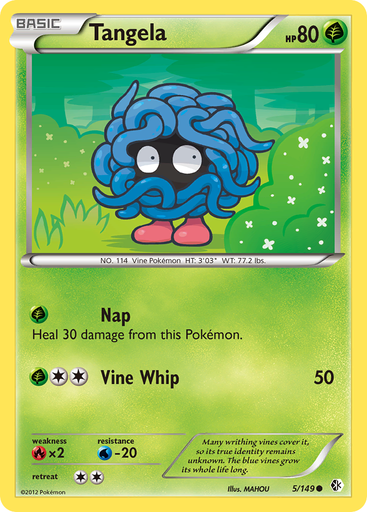 Tangela (5/149) [Black & White: Boundaries Crossed] | Good Games Morley