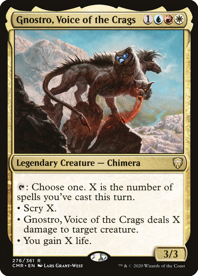 Gnostro, Voice of the Crags [Commander Legends] | Good Games Morley