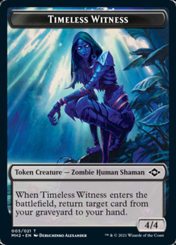 Timeless Witness Token [Modern Horizons 2 Tokens] | Good Games Morley