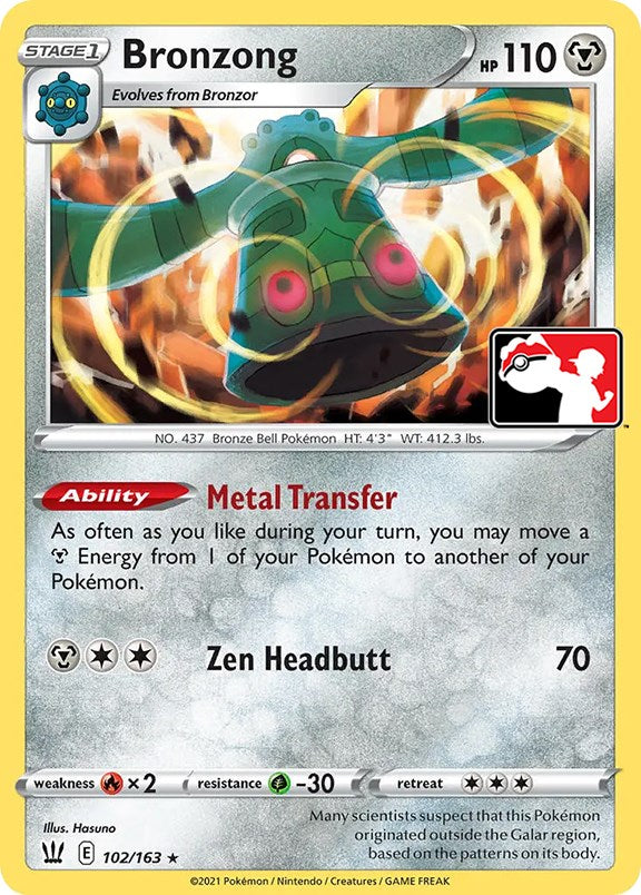 Bronzong (102/163) [Prize Pack Series One] | Good Games Morley