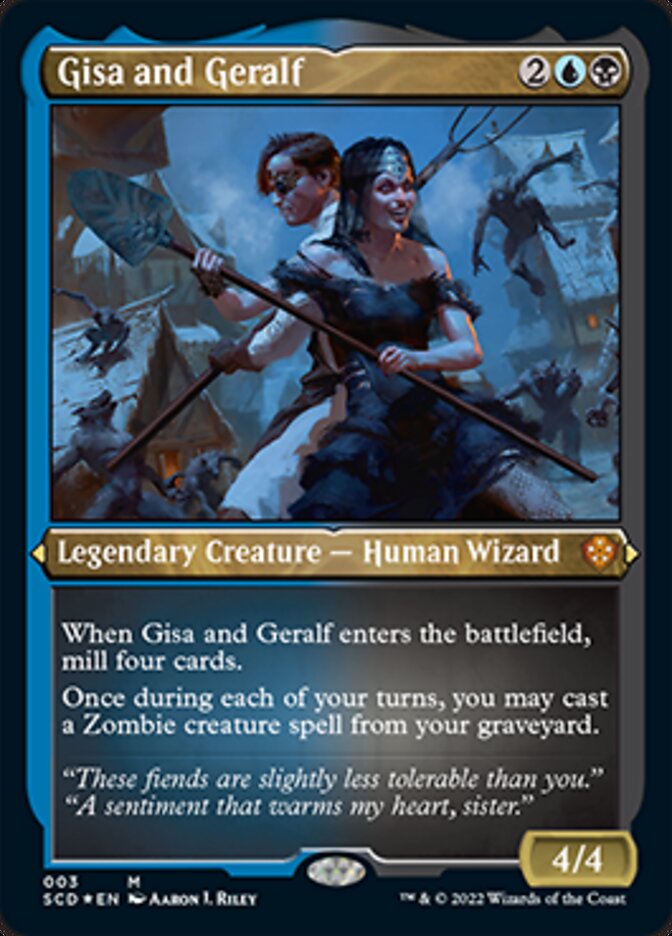 Gisa and Geralf (Foil Etched) [Starter Commander Decks] | Good Games Morley