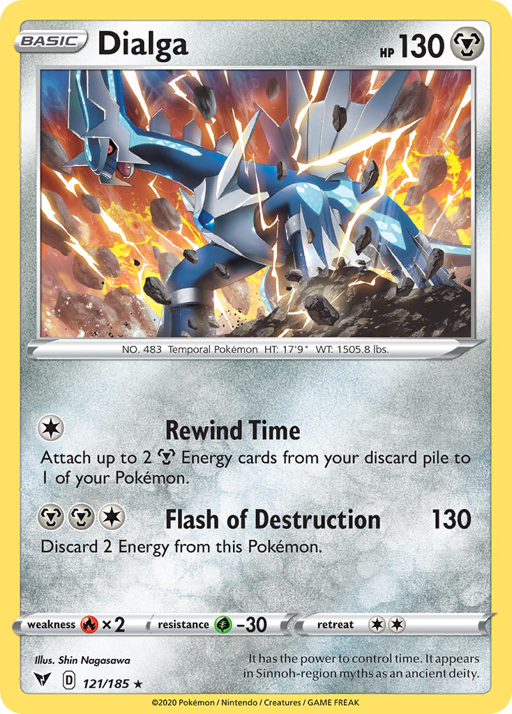 Dialga (121/185) [Sword & Shield: Vivid Voltage] | Good Games Morley
