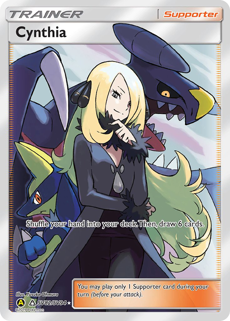 Cynthia (SV82/SV94) [Sun & Moon: Hidden Fates - Shiny Vault] | Good Games Morley
