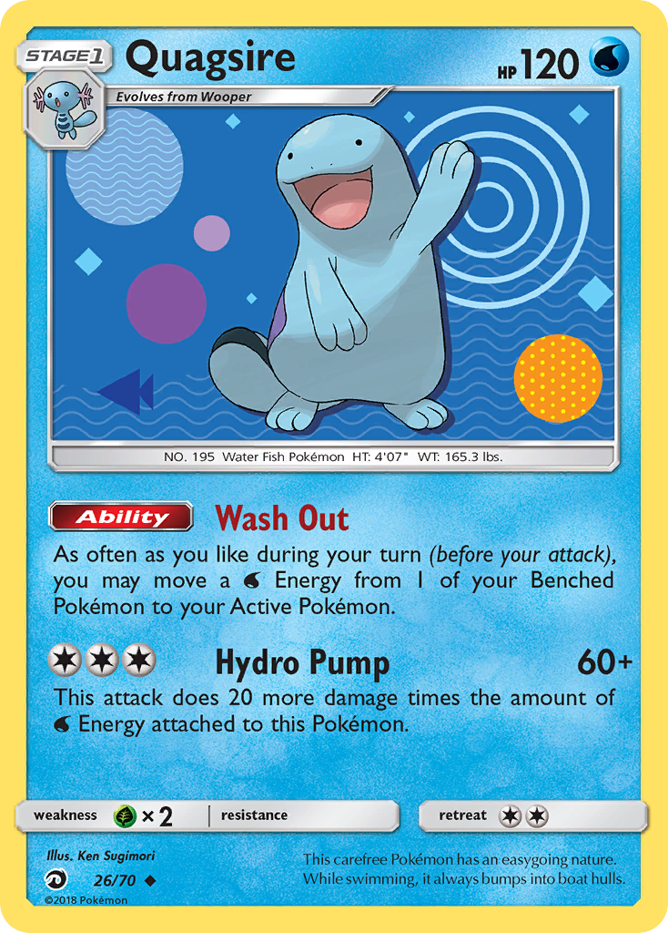Quagsire (26/70) [Sun & Moon: Dragon Majesty] | Good Games Morley